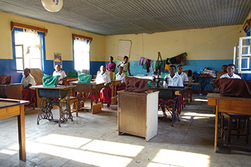 Unterrichtsraum in Mbinga