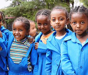 Erziehung und Ernährung in der Diözese Nekemte (Äthiopien)